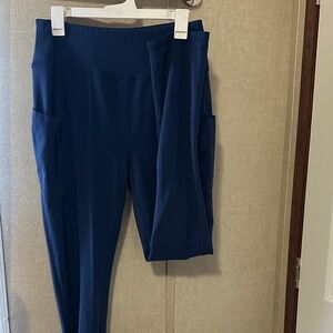 Jaanuu Women's Navy Blue scrub pants XL